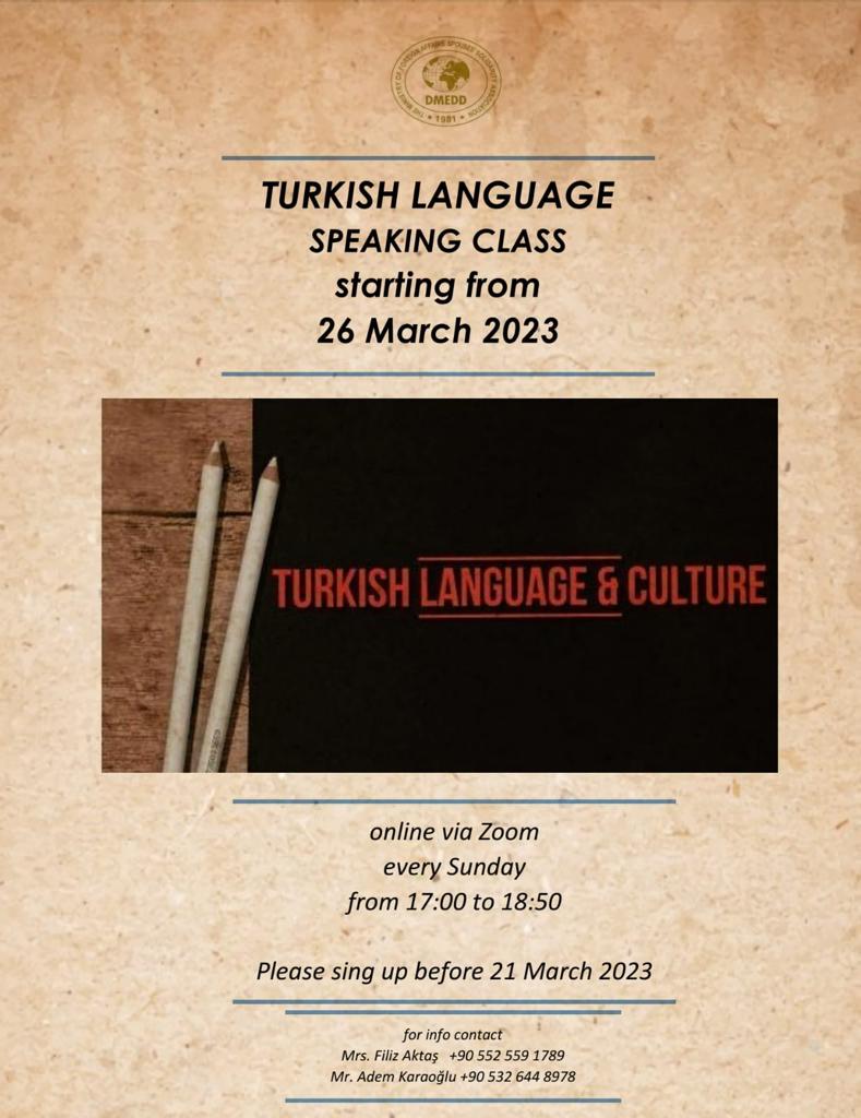 Türkçe Konuşma Sınıfı